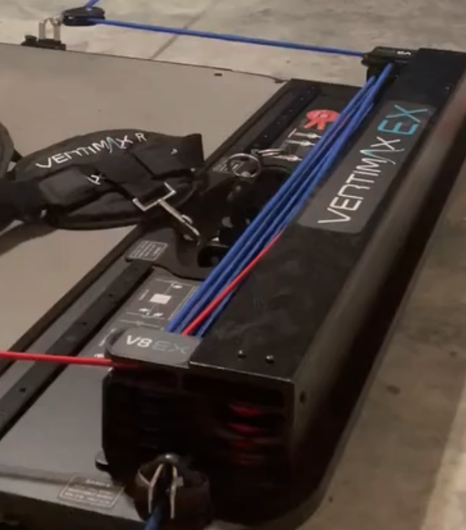 Vertimax resistance-band training equipment